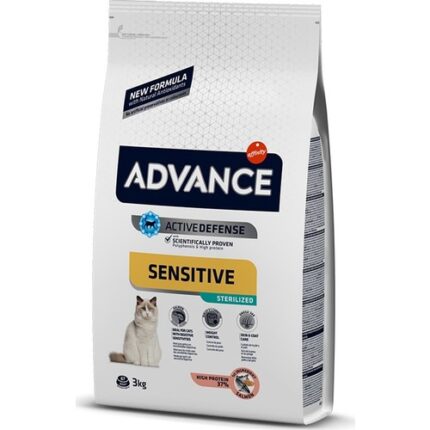 Advance Somonlu Kısırlarştırılmış Kedi Maması 3 Kg
