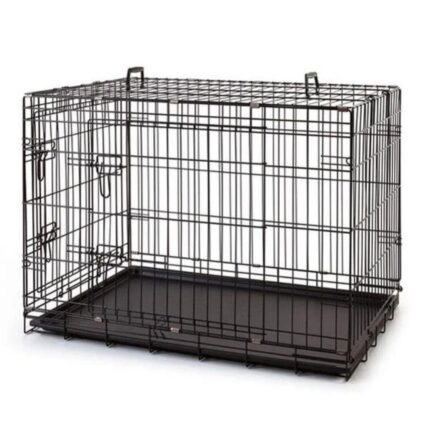 At Pet Metal Kedi Köpek Kafesi Siyah 107x71x78cm
