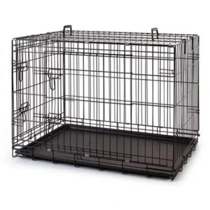 At Pet Metal Kedi Köpek Kafesi Siyah 77x47x55cm