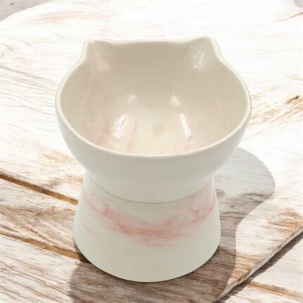 Ayaklı Kedi Figür Su Kabı Pembe Desen