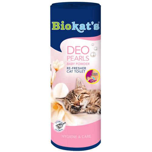 Biokats Deo Pearls Bebek Pudralı Koku Giderici Kedi Kumu Parfümü 700 Gr Biokats Deo Pearls Bebek Pudralı Koku Giderici Kedi Kumu Parfümü 700 Gr