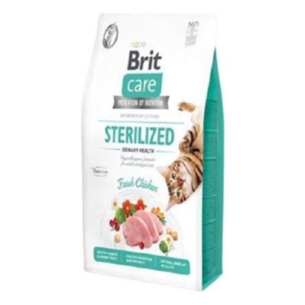Brit Care Hypo-Allergenic Üriner Sistem Sağlığı için Tahılsız Kısırlaştırılmış Kedi Maması 7kg