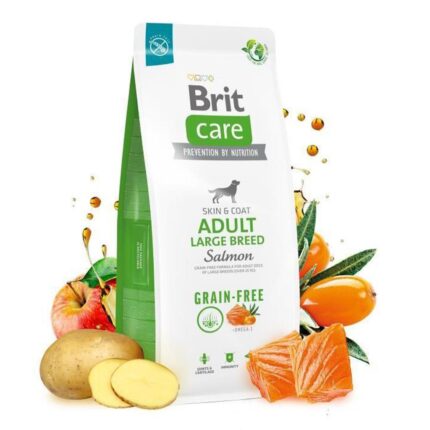 Brit Care Skin & Coat Somonlu Tahılsız Büyük Irk Yetişkin Köpek Maması 12 Kg