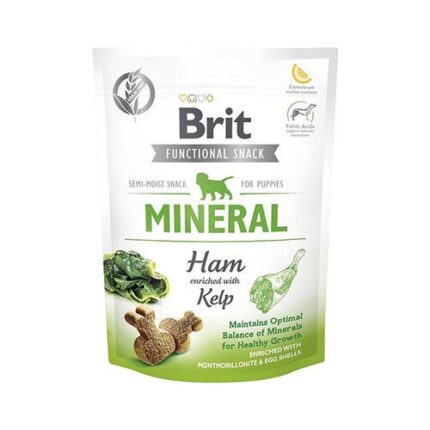 Brit Functional Snack Mineral Yosun ve Jambonlu Yavru Köpek Ödülü 150 Gr