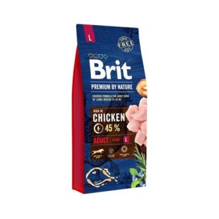 Brit Premium Tavuklu Yetişkin Büyük Irk Köpek Maması 15 kg