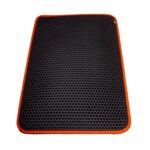 Cattie Altıgen Model Kum Toplayıcı Fonksiyonel Kedi Paspası Turuncu 50x75 Cm - Görsel 2