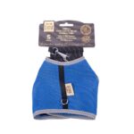 Cattie Havalı Dokuma Kedi Göğüs & Gezdirme Takımı Royalmavi 1X20-30Cm
