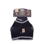 Cattie Havalı Dokuma Kedi Göğüs & Gezdirme Takımı Siyah 1X20-30Cm