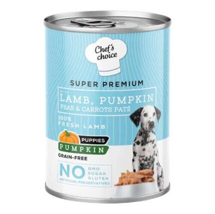 Chefs Choice Kuzu Balkabak Yavru Köpek Yaş Maması 400 Gr
