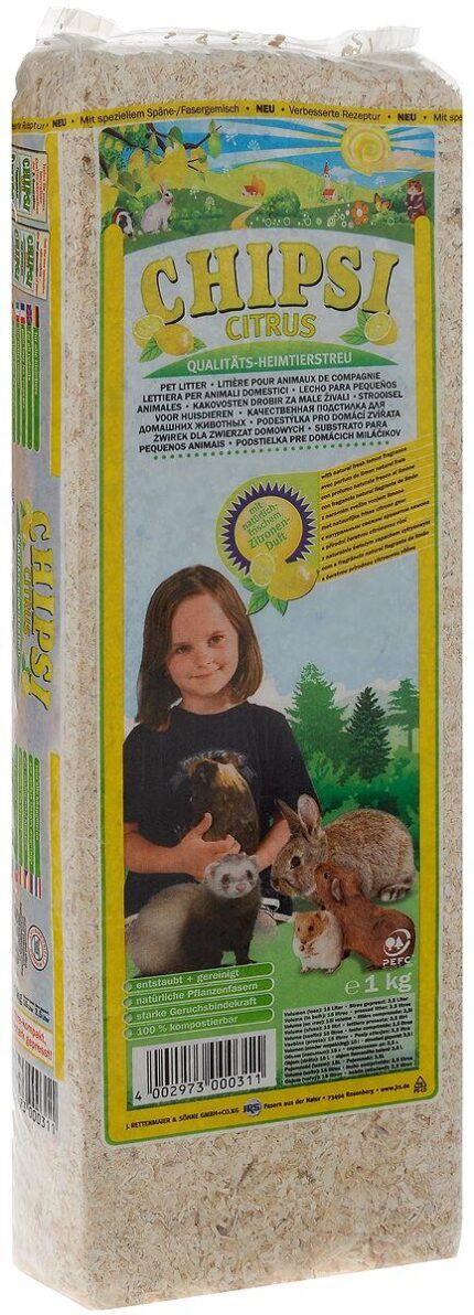 Chipsi Limonlu Kemirgen Talaşı 15 LT