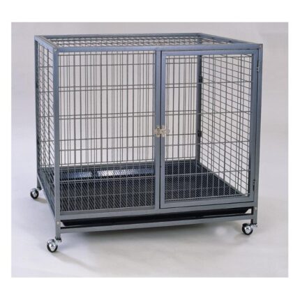 Dayang Köpek Kafesi Galveniz Tekerlekli 95x57x87