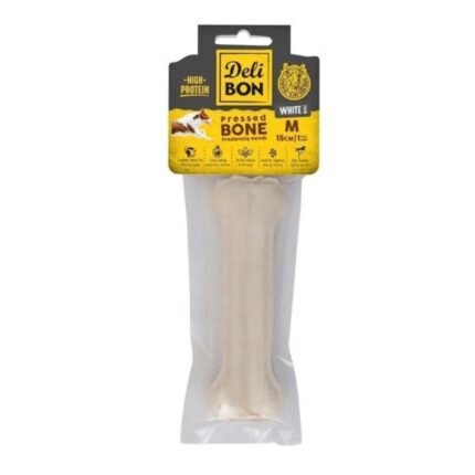 Delibon Deri Pres Kemik 15Cm M Boy 1Li Paket Beyaz 15Cm