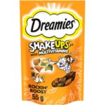 Dreamies Shakeups Multivitaminli Kedi ve Yavru Kedi Ödül Maması 55 Gr