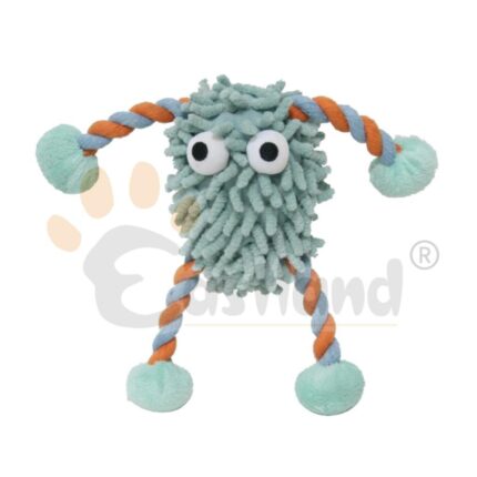 Eastland İpli Öten Peluş Canavar Köpek Oyuncağı 25 Cm