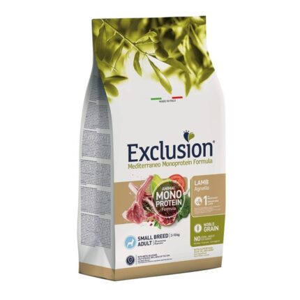 Exclusion Monoprotein Kuzulu ve Narlı Düşük Tahıllı Küçük Irk Yetişkin Köpek Maması 2kg
