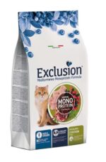 Exclusion Monoprotein Tavuklu ve Narlı Düşük Tahıllı Kısırlaştırılmış Kedi Maması 1