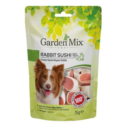 Gardenmix Tavşan Sushi Köpek Ödül Maması 75 Gr