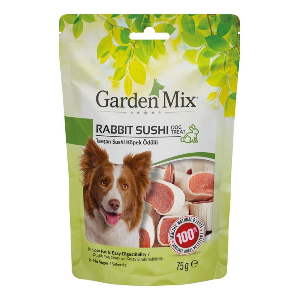 Gardenmix Tavşan Sushi Köpek Ödül Maması 75 Gr Gardenmix Tavşan Sushi Köpek Ödül Maması 75 Gr