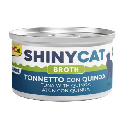 Gimcat Shinycat Broth Ton Balıklı ve Kinoalı Kedi Konservesi 70 gr