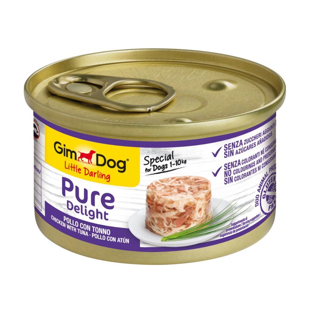 Gimdog Pure Delight Ton Balıklı Tavuklu Köpek Konservesi 150 gr Gimdog Pure Delight Ton Balıklı Tavuklu Köpek Konservesi 150 gr