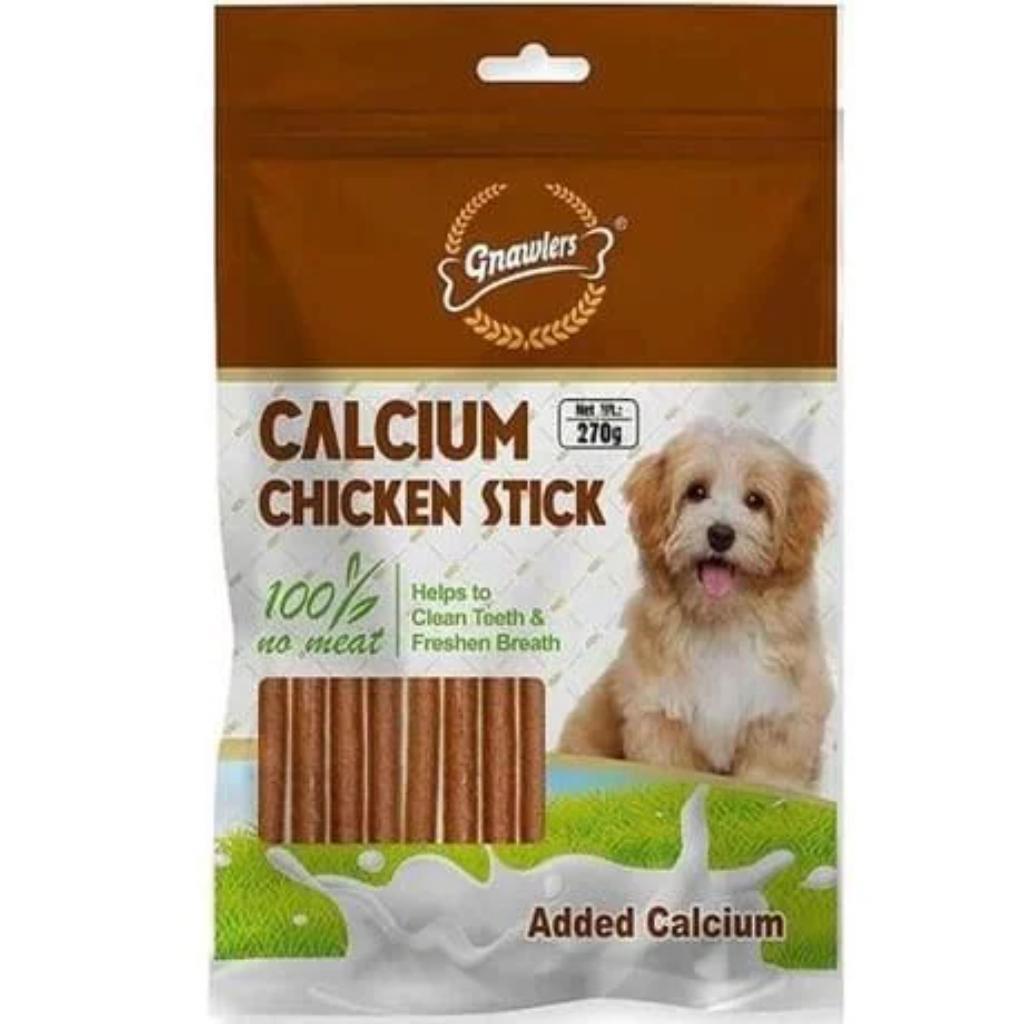 Gnawlers Calcium Chicken Stick Köpek Ödülü 270 Gr Gnawlers Calcium Chicken Stick Köpek Ödülü 270 Gr