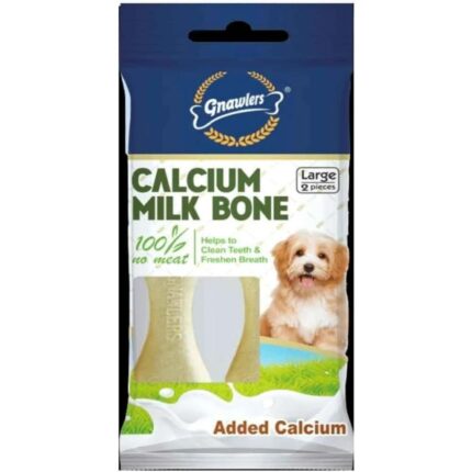 Gnawlers Calcium Milk Bone Köpek Ödülü 10 Cm 2 Li