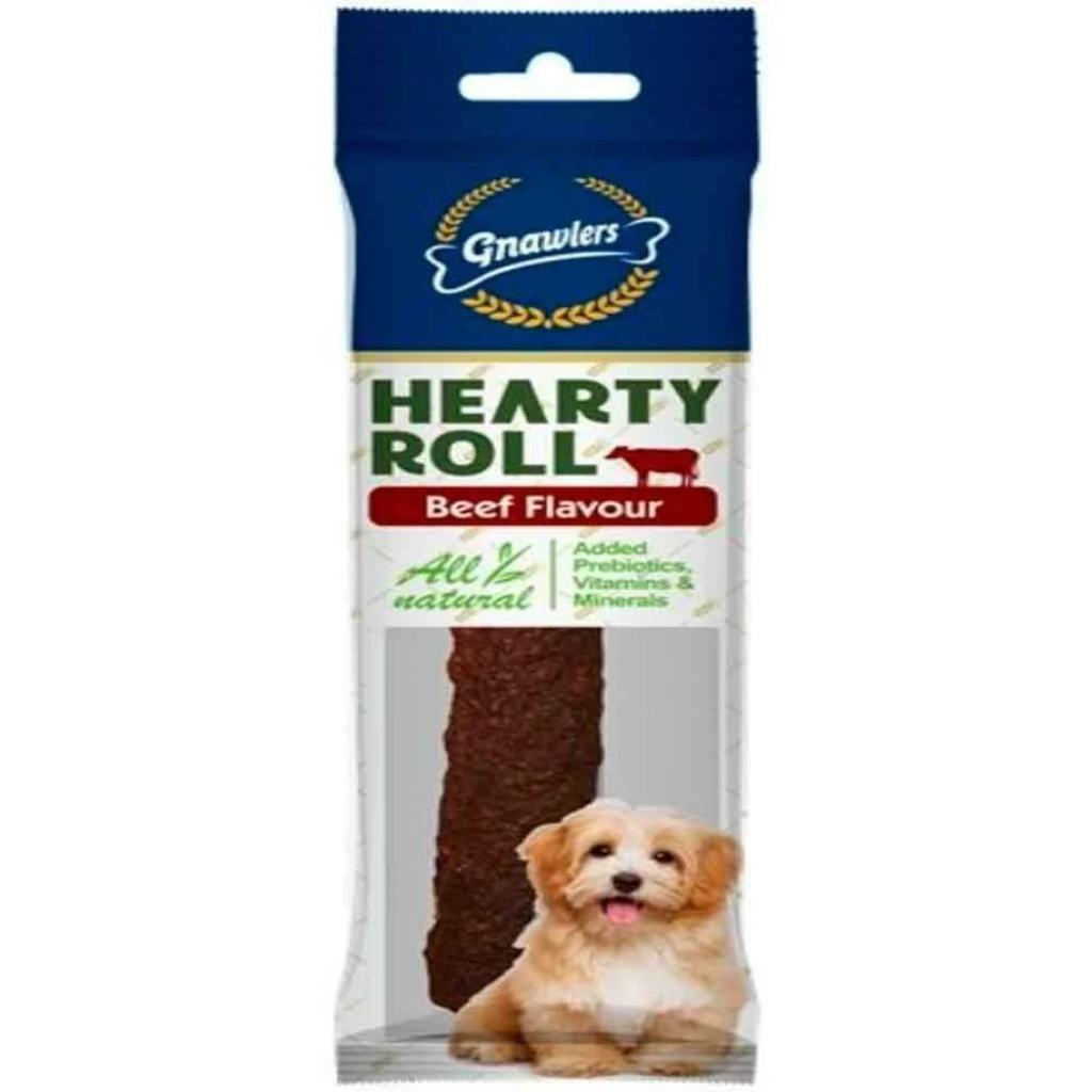 Gnawlers Hearty Roll Beef Köpek Ödülü 40 Gr Gnawlers Hearty Roll Beef Köpek Ödülü 40 Gr