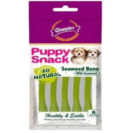 Gnawlers Seaweed Natural Bone Köpek Ödülü 6 Lı