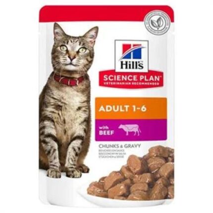 Hills Sığır Etli Yetişkin Yaş Kedi Maması 85 gr