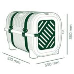 Innocozy Yeşil Koyu Yeşil Kedi Köpek Taşıma Çantası 33x51x36cm - Görsel 2