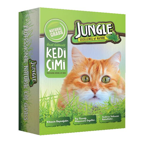 Jungle Kedi Çimi Kutulu Jungle Kedi Çimi Kutulu