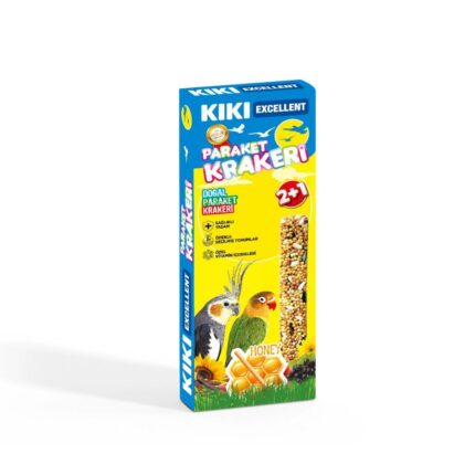 Kiki Excellent Ballı Paraket Krakeri 3'lü