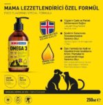 Kiki Excellent Kedi ve Köpek Omega-3 Balık Yağı 250 Ml - Görsel 3
