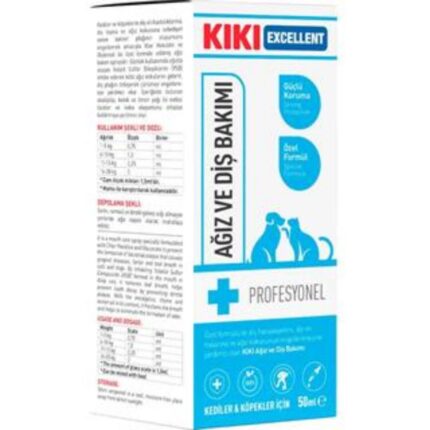 Kiki Excellent Kedi ve Köpek Ağız ve Diş Bakımı Spreyi 50 Ml