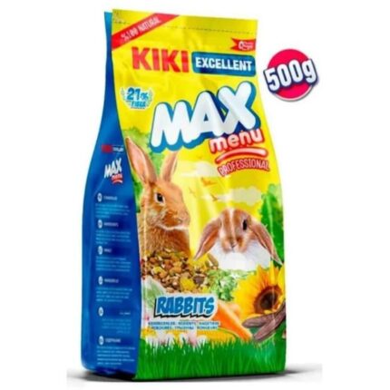 Kiki Excellent Kemirgen Max Menu Tavşan Yemi 500 Gr