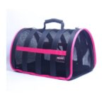 Migno Flybag Astra Fileli Kedi Köpek Taşıma Çantası - Pembe - Görsel 3