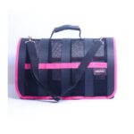 Migno Flybag Astra Fileli Kedi Köpek Taşıma Çantası - Pembe - Görsel 5