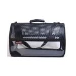 Migno Flybag Şeffaf Fileli Kedi Köpek Taşıma Çantası - Siyah - Görsel 3