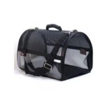 Migno Flybag Şeffaf Fileli Kedi Köpek Taşıma Çantası - Siyah - Görsel 4