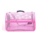 Migno Flybag Voyager Fileli Kedi Köpek Taşıma Çantası - Pembe - Görsel 3