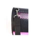 Migno Flybag Voyager Fileli Kedi Köpek Taşıma Çantası - Pembe-Siyah - Görsel 6
