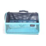 Migno Flybag Voyager Fileli Kedi Köpek Taşıma Çantası - Turkuaz-Siyah - Görsel 3