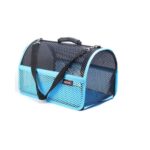 Migno Flybag Voyager Fileli Kedi Köpek Taşıma Çantası - Turkuaz-Siyah - Görsel 4