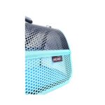 Migno Flybag Voyager Fileli Kedi Köpek Taşıma Çantası - Turkuaz-Siyah - Görsel 5