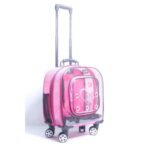 Migno Prime Fileli Model Kedi Köpek Taşıma Çantası - Pembe - Görsel 4