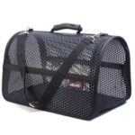 Migno Flybag Voyager Fileli Kedi Köpek Taşıma Çantası - Siyah