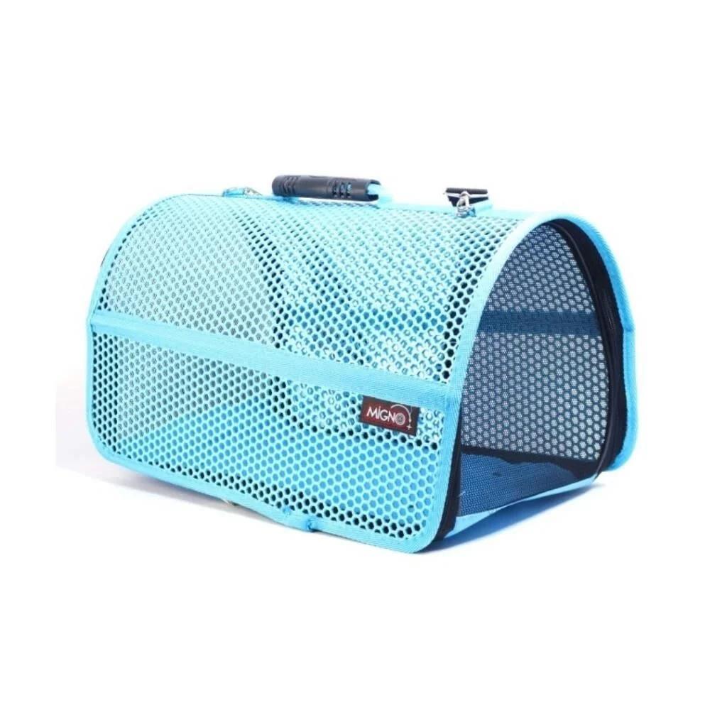 Migno Flybag Voyager Fileli Kedi Köpek Taşıma Çantası - Turkuaz Migno Flybag Voyager Fileli Kedi Köpek Taşıma Çantası - Turkuaz