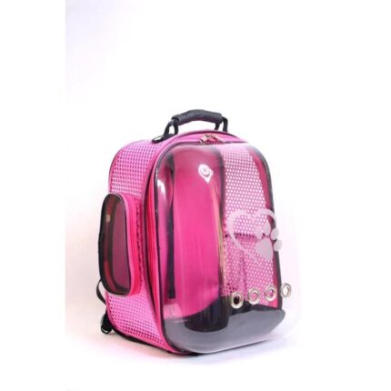 Migno Zenith Astronot Model Kedi Köpek Taşıma Çantası - Pembe