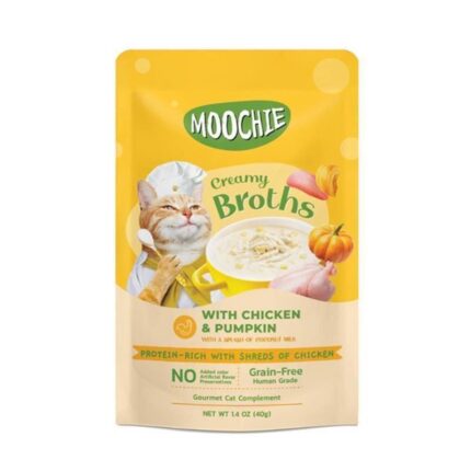 Moochie Tavuklu ve Bal Kabaklı Kedi Çorbası 40 Gr