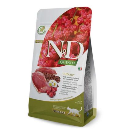 N&D Kinoa ve Ördekli İdrar Yolları Destekleyici Kedi Maması 5 Kg